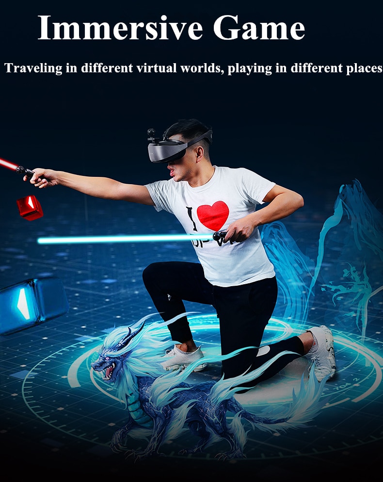 Virtual Reality Glasses with Station