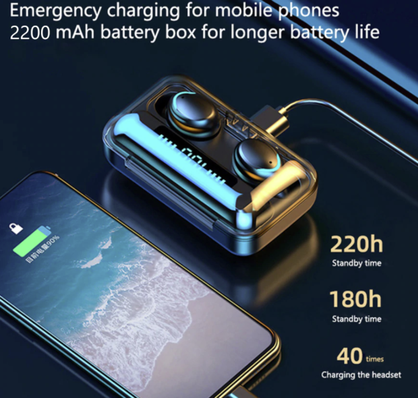 Trendy Waterproof Wireless Bluetooth Earphones - Image 8